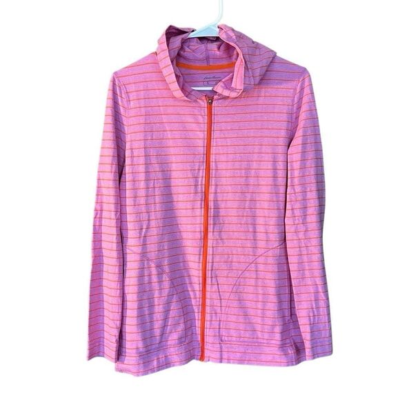 Eddie Bauer Striped Hooded Jacket - Picture 1 of 7